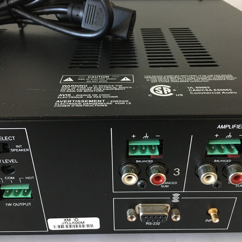 CROWN G180MAX Tuner Mixer Amplifier - Please Read Description