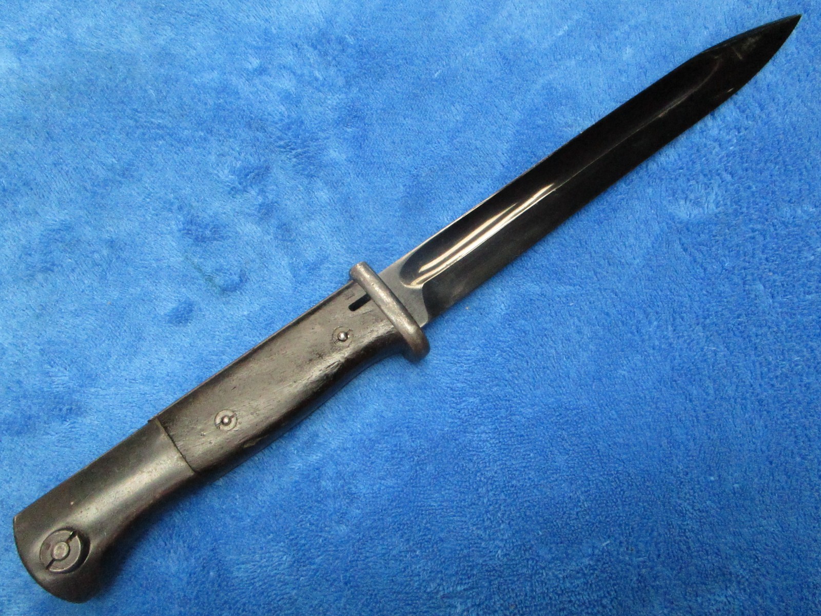 ORIGINAL WW2 PORTUGESE 2ND GERMAN CONTRACT K98 COMBAT BAYONET EXCELLENT