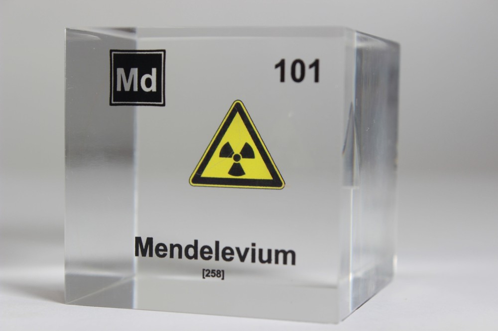 Mendelevium Element Cube