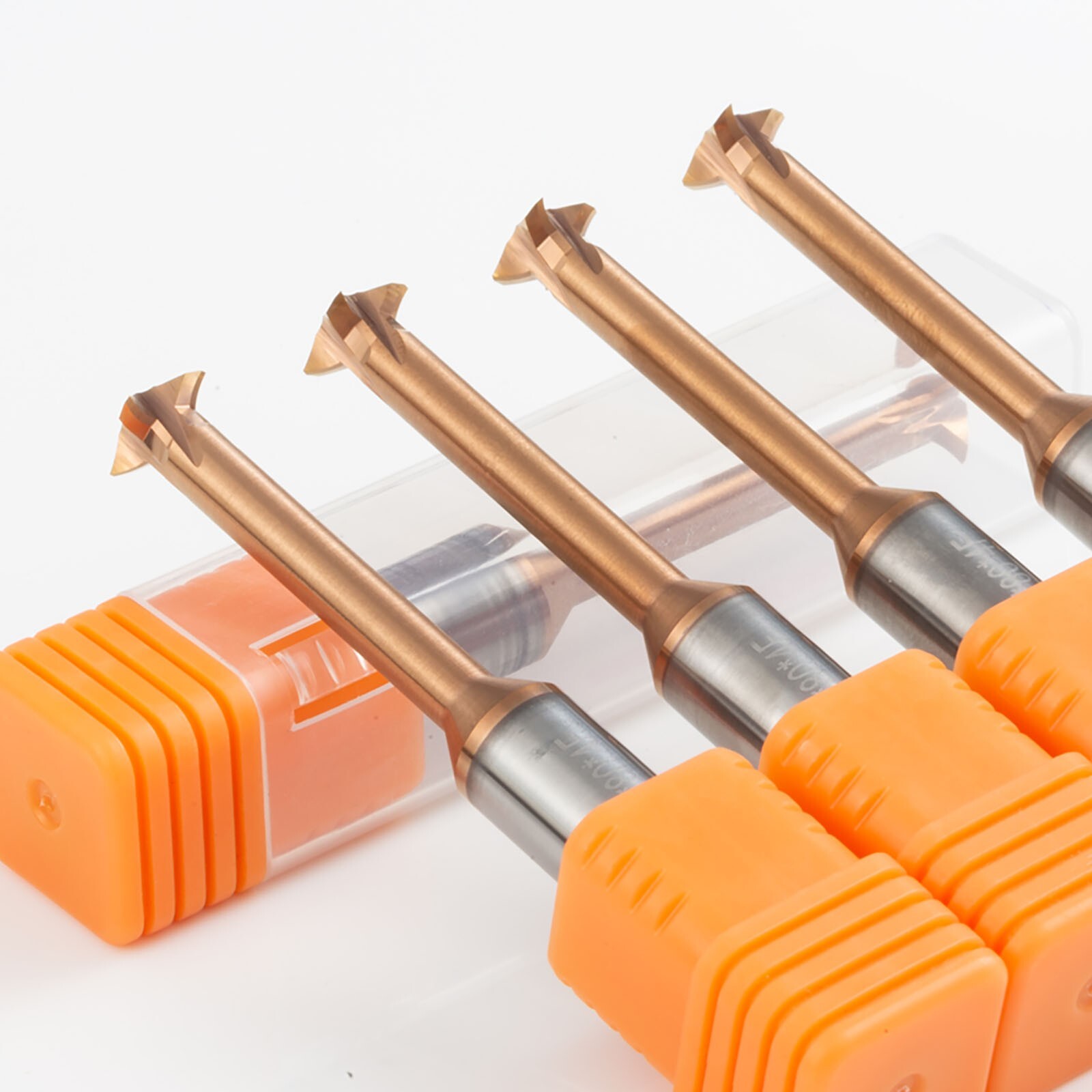 5pcsD2.0/3.0/3.9/4.85/5.9 Carbide Metric Thread Mill Cutter for Steel 60 Degrees