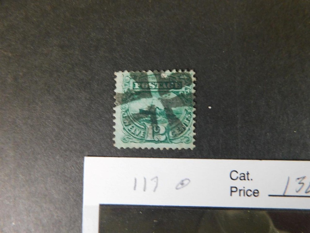 US SCOTT # 117, USED FANCY CANCEL