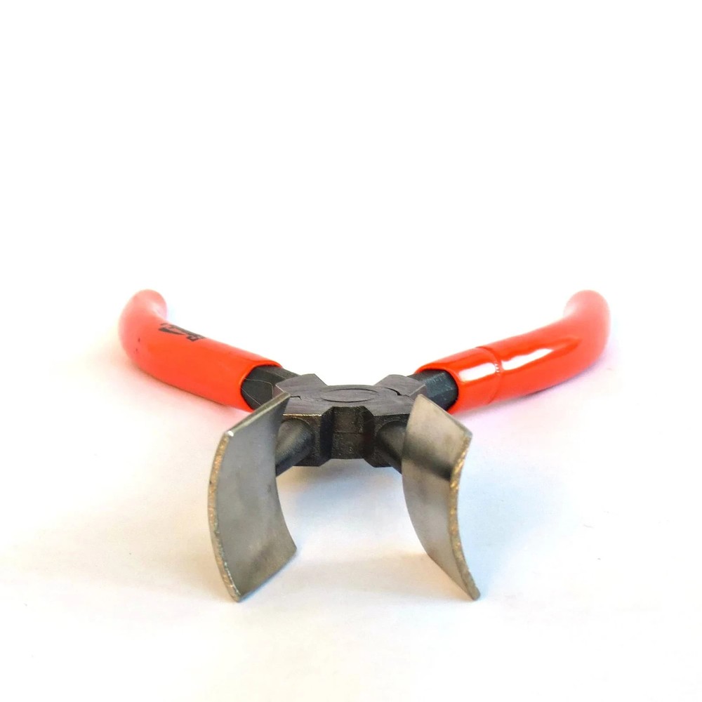 Curved Lampwork Masher Pliers with Rectangle Pads - Lampwork Tool