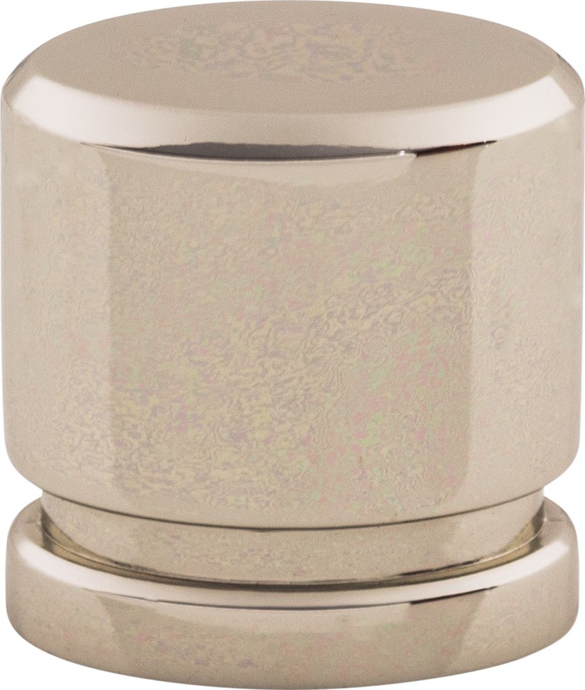 Top Knobs TK57PN Oval Knob Small 1" Polished Nickel