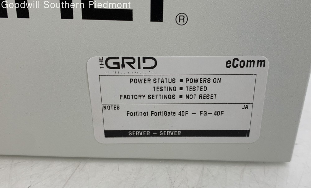Fortinet FortiGate 40F FG-40F Firewall Security Appliance - Tested