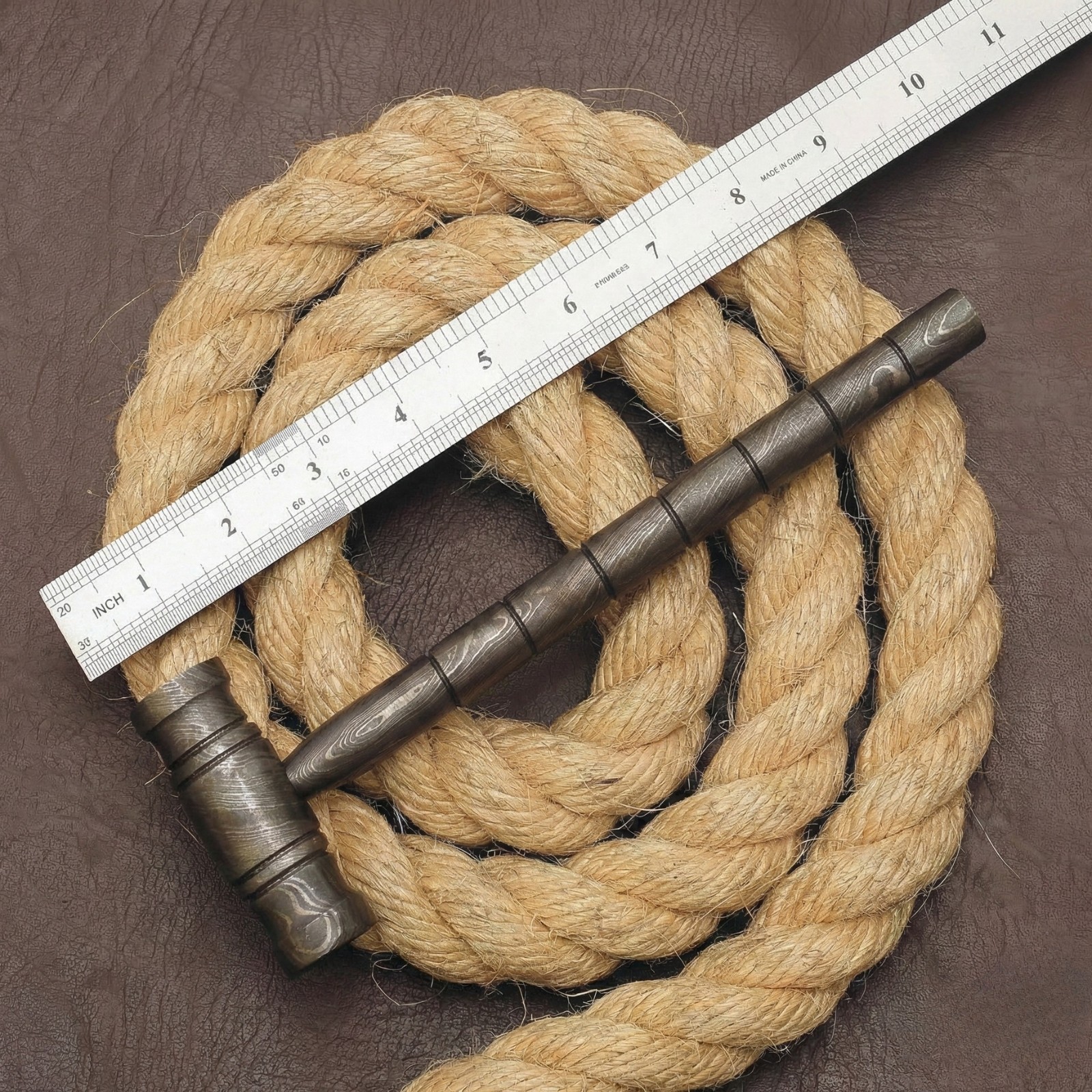 Shard Collectible Tactical Damascus Hammer Full Tang Bushcraft Survival EDC