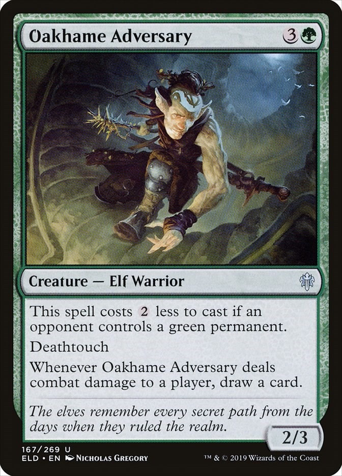 Oakhame Adversary Throne of Eldraine 167 MTG LP