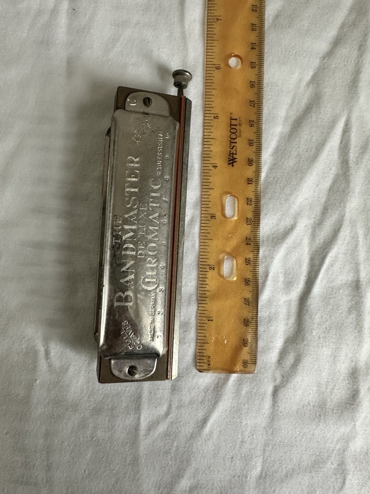 Vintage Hohner Bandmaster Chromatic Harmonica Germany