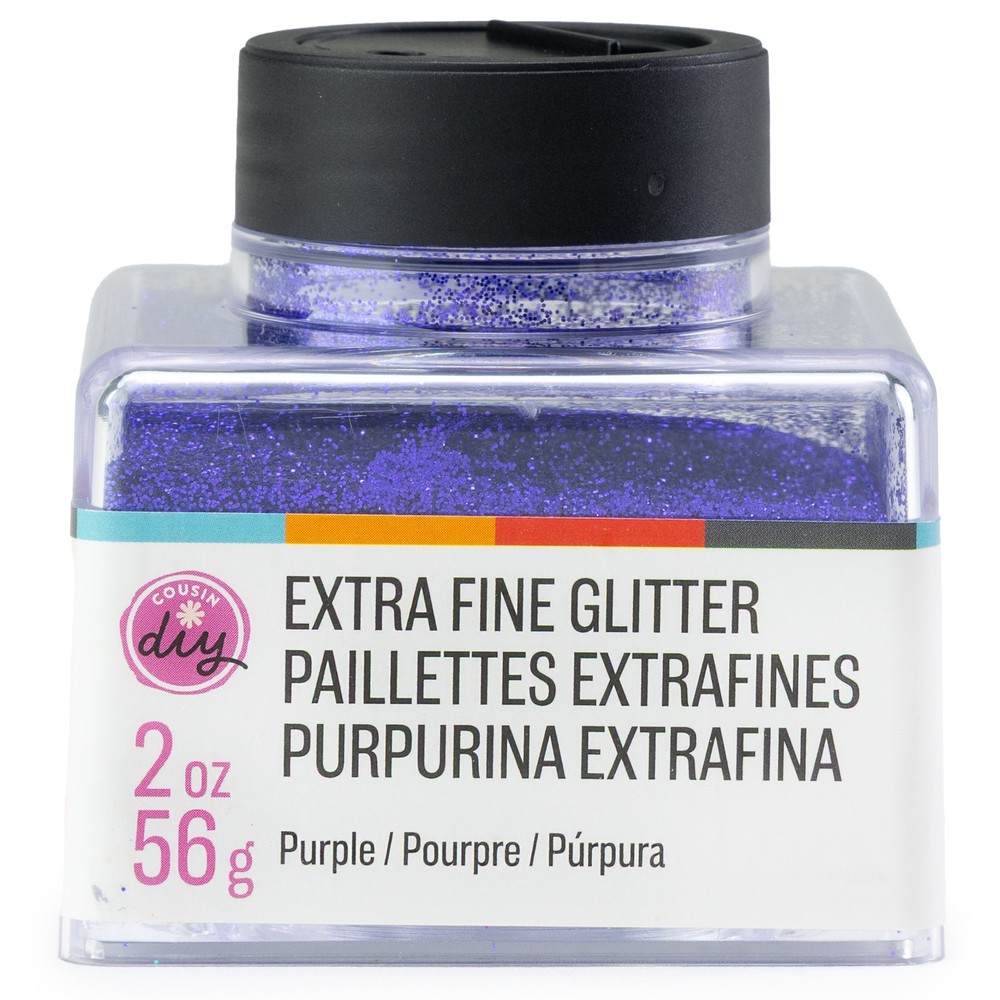 CousinDIY Glitter Stacker 2oz-Purple