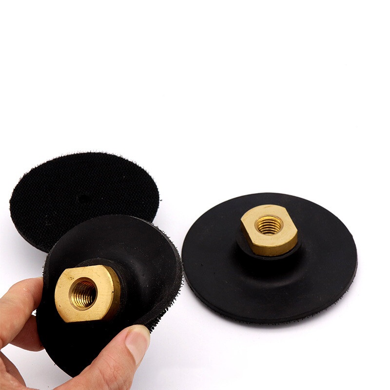 3/4 Inch Hook and Loop Rubber Backing Pads M10 M14 For Angle Grinder Polishers