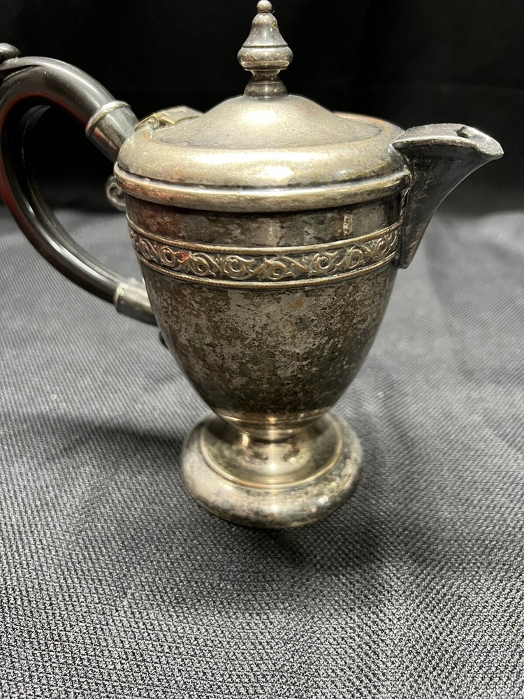 Viking Plate Canada EP Copper Lead Mounted Teapot