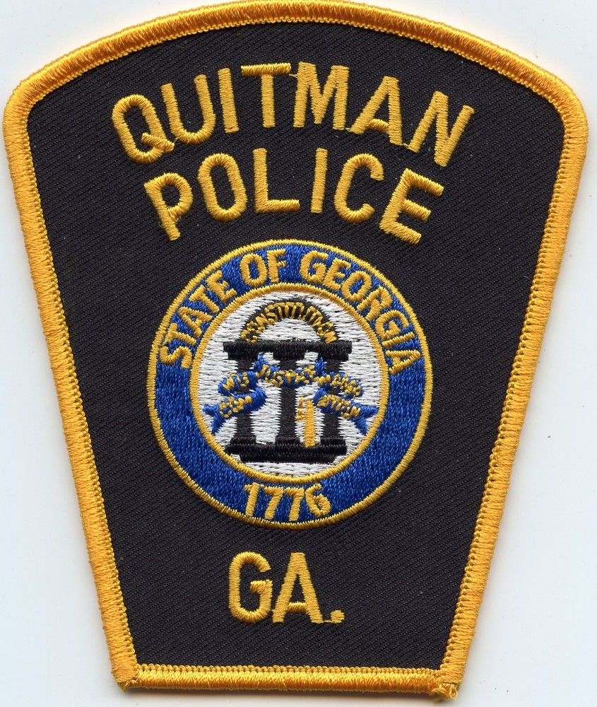 QUITMAN GEORGIA GA POLICE PATCH
