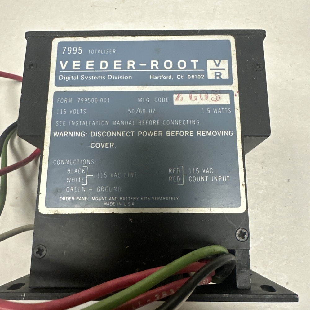 Veeder-Root,79956-001,Digital Counter (G082)