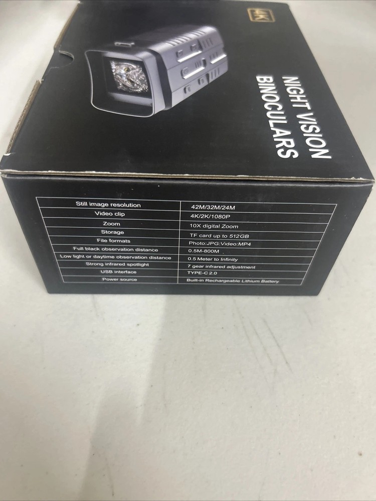 GENERIC NIGHT VISION GOGGLES 4K NIGHT VISION BINOCULARS 10X - Scratch & Dent