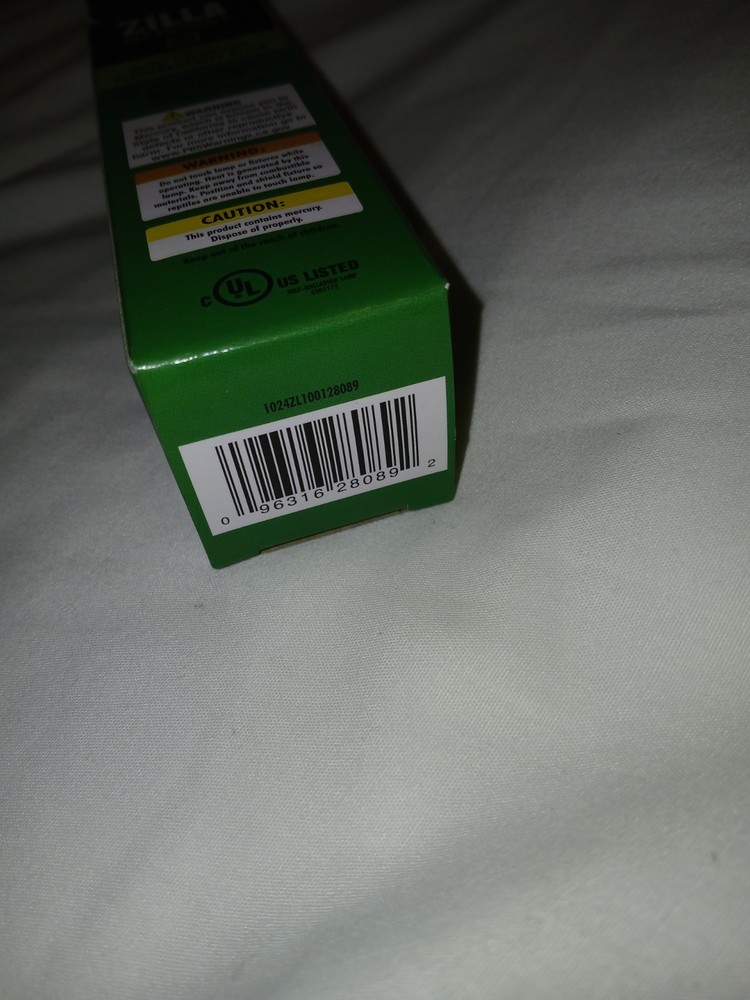 NEW Zilla Mini Compact Fluorescent Bulb Tropical G9 socket 6 watt