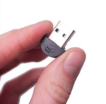 Mini USB Microphone for Laptop Desktop Driver Free Audio Receiver Adapter