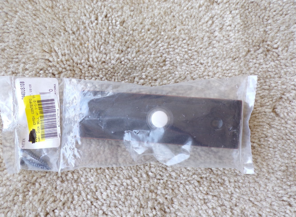 Emtek Door Bell Button 2440US10B; @c17