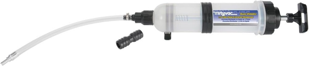 Twist-Valve Fluid Extractor with Rubber ATF Adapter