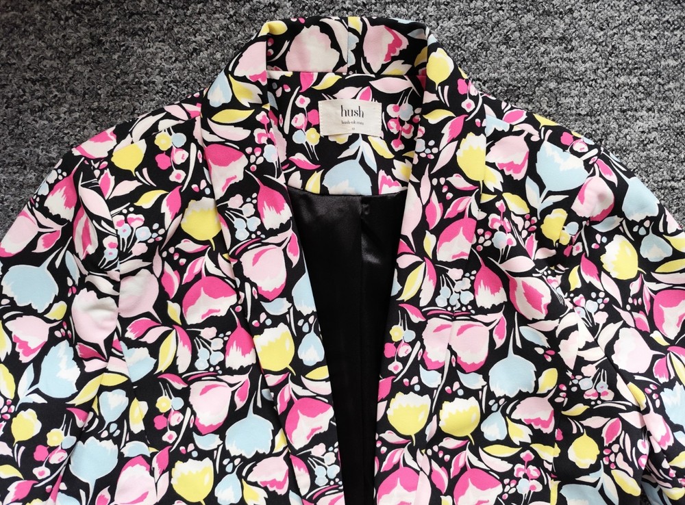 Hush colourful blazer, 10-small12, never worn!