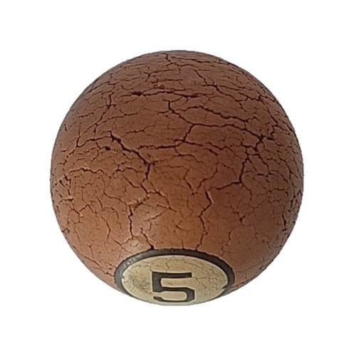 Vintage Clay Billiard Ball- #5