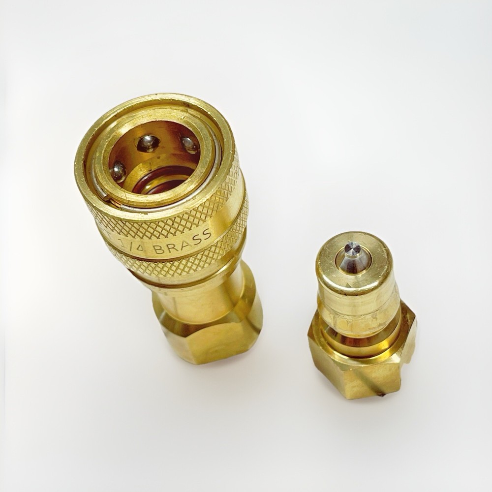 1/4" NPT Thread ISO B Carpet Extractor Brass Quick Connector Coupler