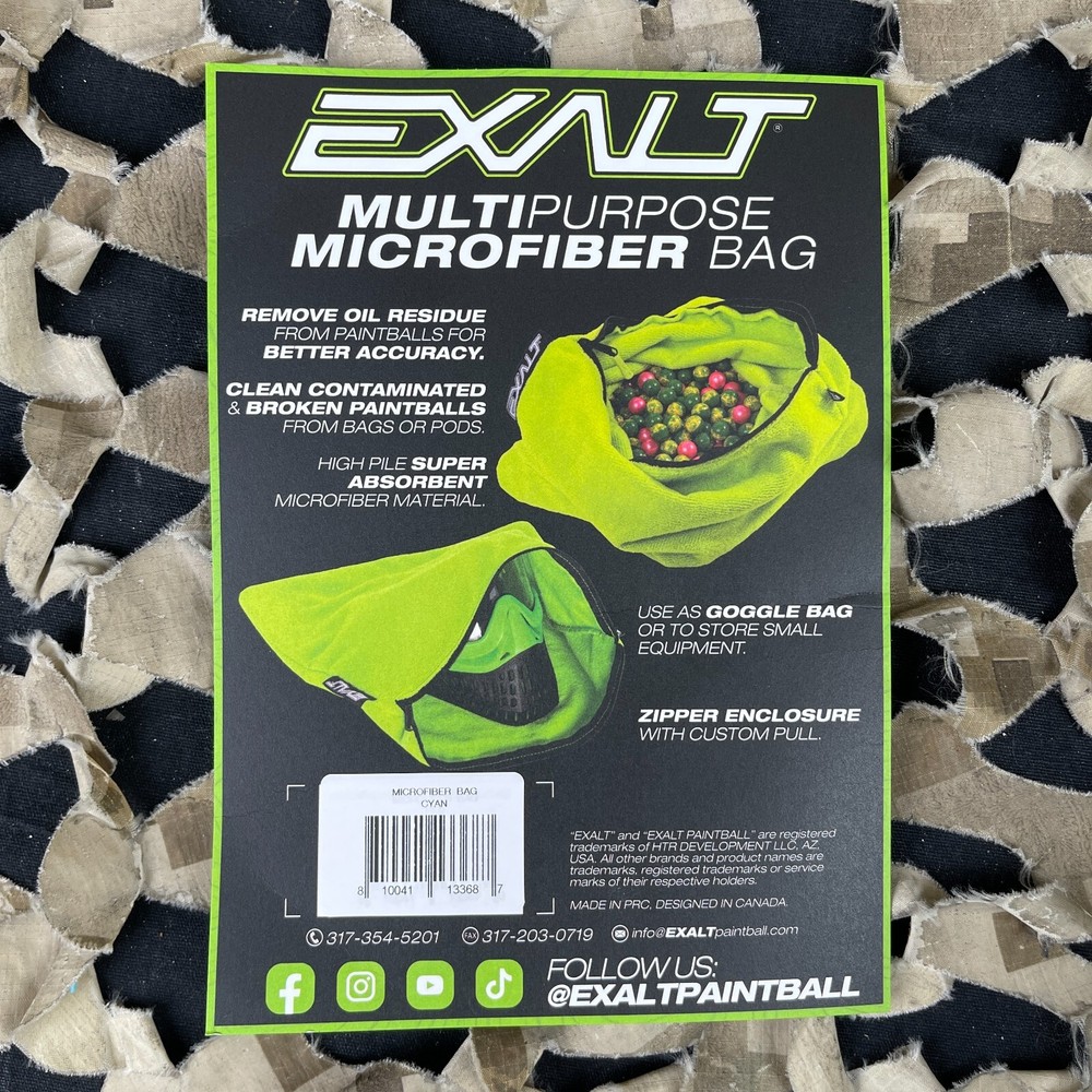 NEW Exalt Multipurpose Microfiber Bag - Cyan