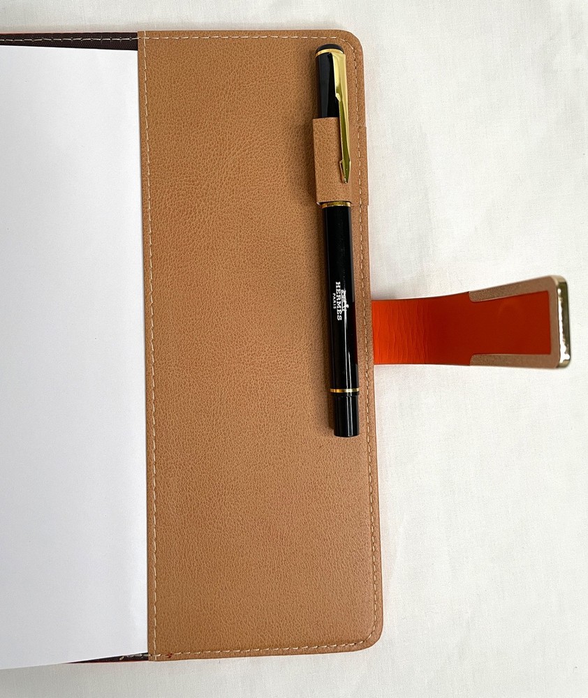 Hermes Orange Notebook with Pen GWP/VIP