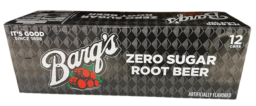Barq's Zero Sugar Root Beer 12 pack Barqs