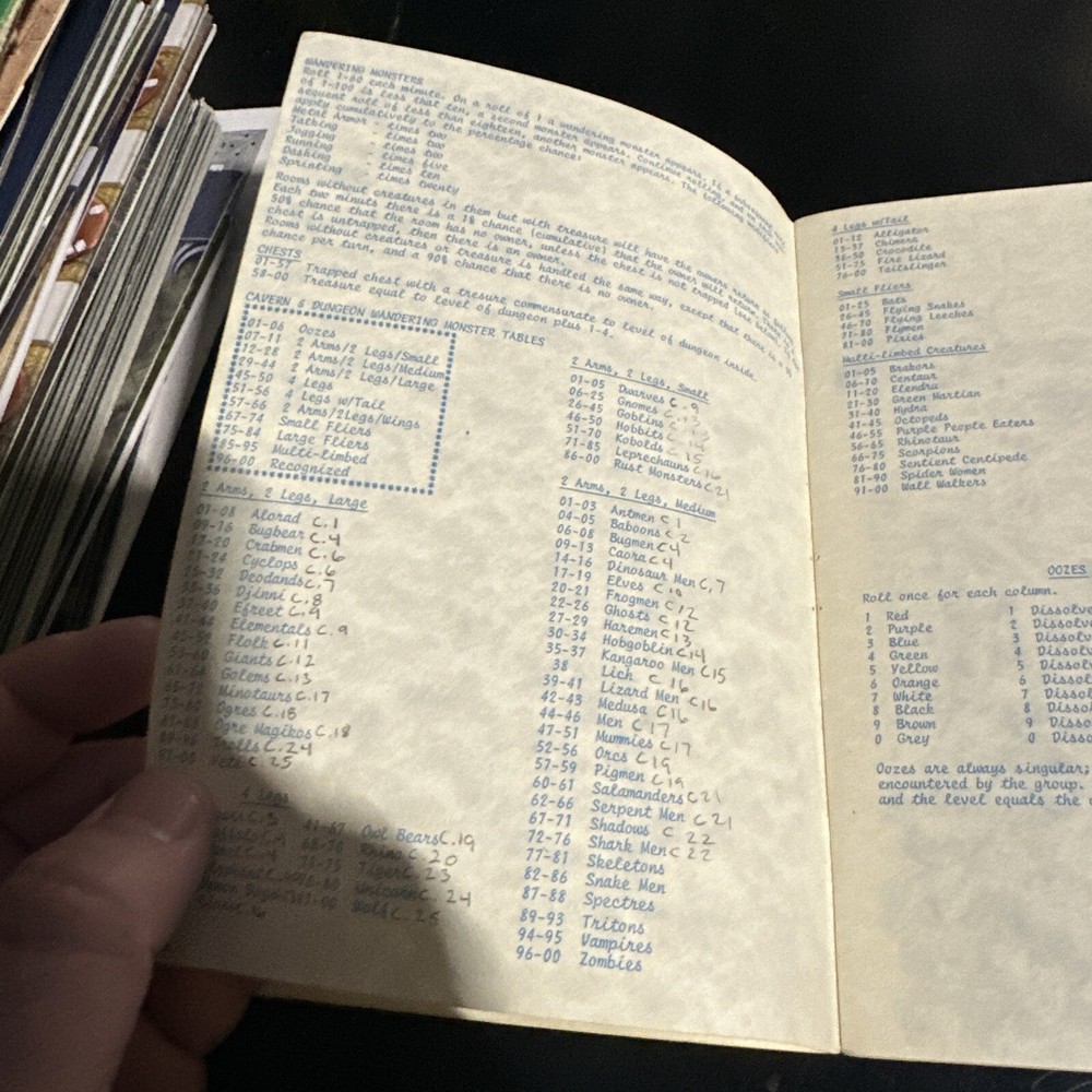 Ernest Hams Kabal Referee Guide with Separate Oops Chart