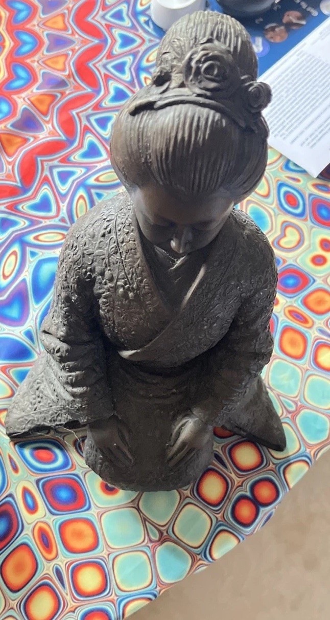 Set Of “Bronze Statues” Japan