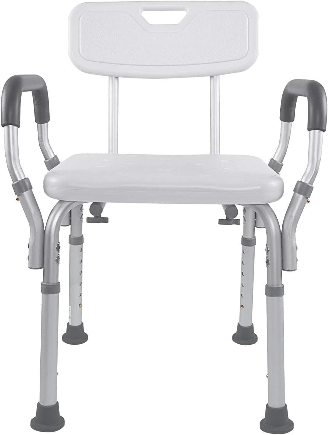 Medical Deluxe Spa Shower Chair Bath Seat with Arms and Back