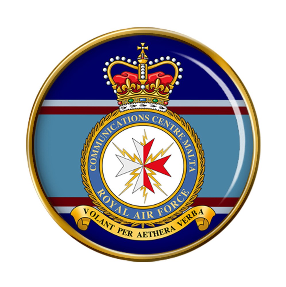 Communications Centre, Malta, RAF Pin Badge