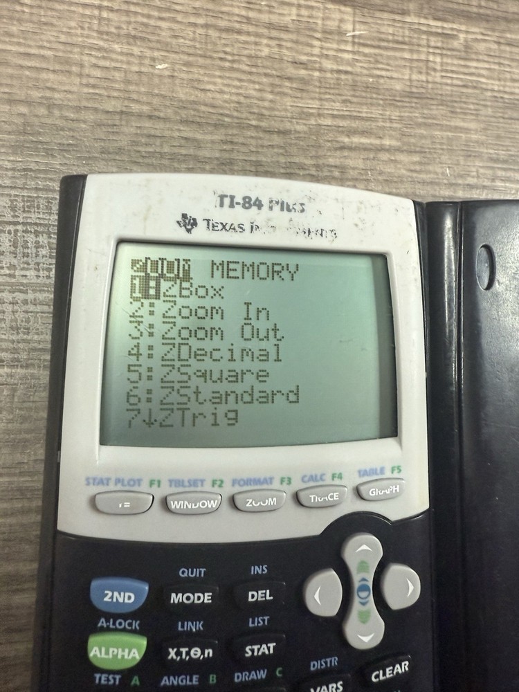 Texas Instruments TI-84 Plus Graphing Calculator Tested Working