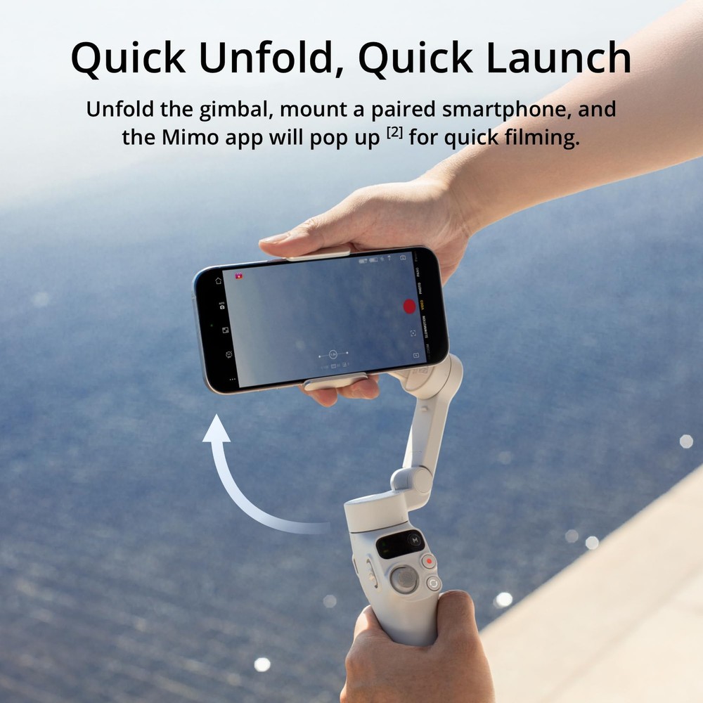 DJI Osmo Mobile 7 Gimbal Stabilizer for iPhone, Android, Built-in gray