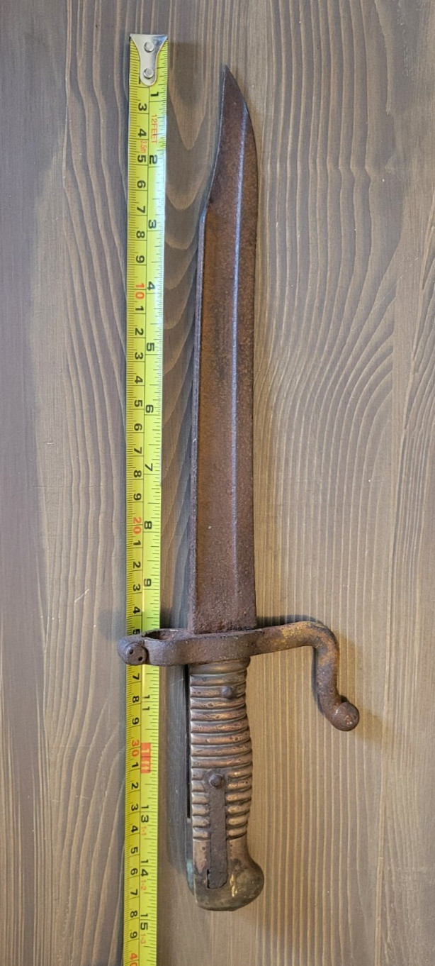 Modified M. 1866, French, Chassepot Bayonet Fighting Knife