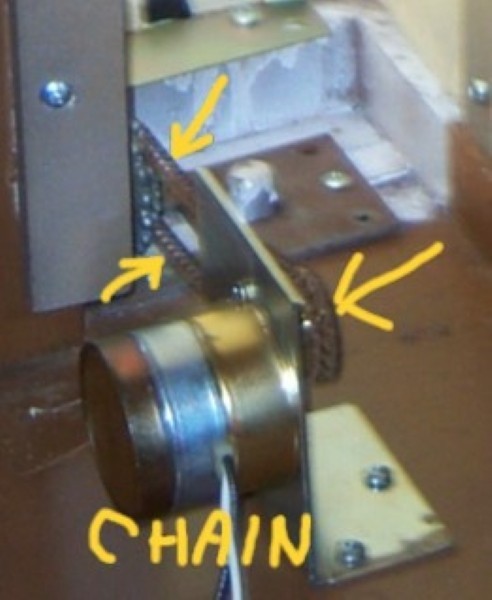 Seeburg C Rotating Light Drive ladder Chain