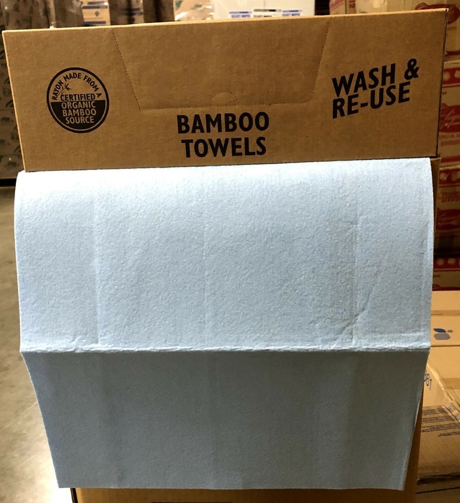 BAMBOOEE FLAT PACK REUSABLE TOWEL (Case - 4 PACK / 50 CT.)