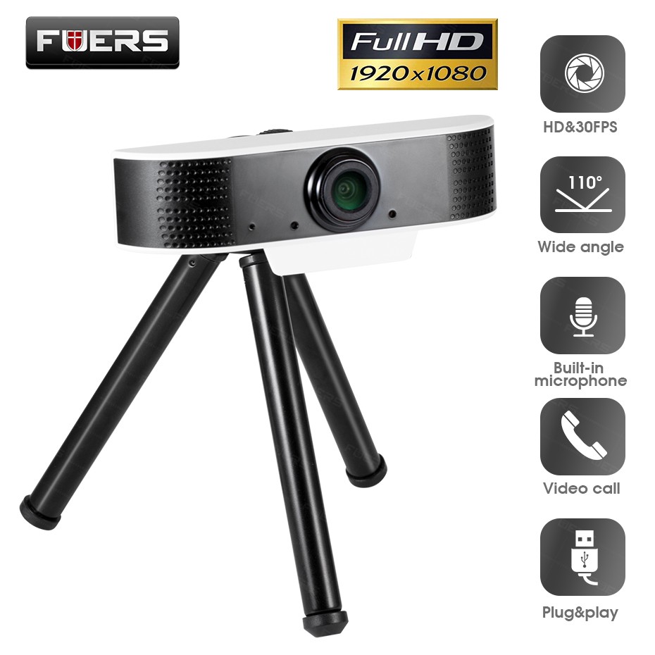 1080P Webcam USB Webcams with Microphone Computers/Laptop/PC Streaming Webcam