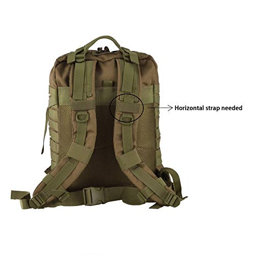 Backpack Strap Pouch, Smartphone Strap Pack, Black Pouch with 4” Mod Strap