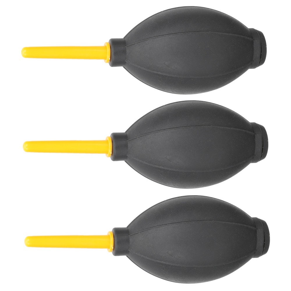 3 Pcs Blower Duster Handheld Accessories Camera Bulb