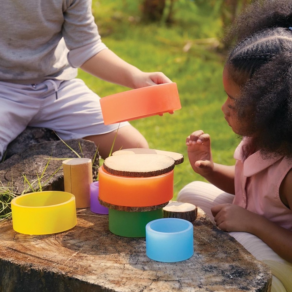 Kaplan Early Learning Discovery Circles - Rainbow - 6 Pieces