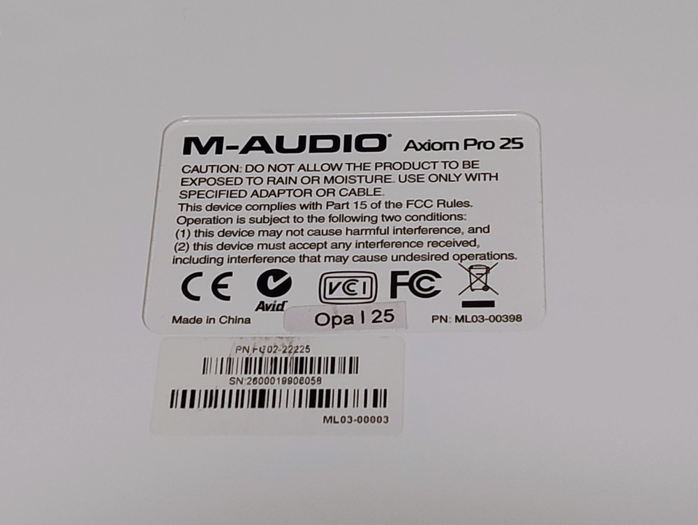 M-Audio Axion pro 25 Advanced 25Key USB MIDI Controller HyperControl Technology