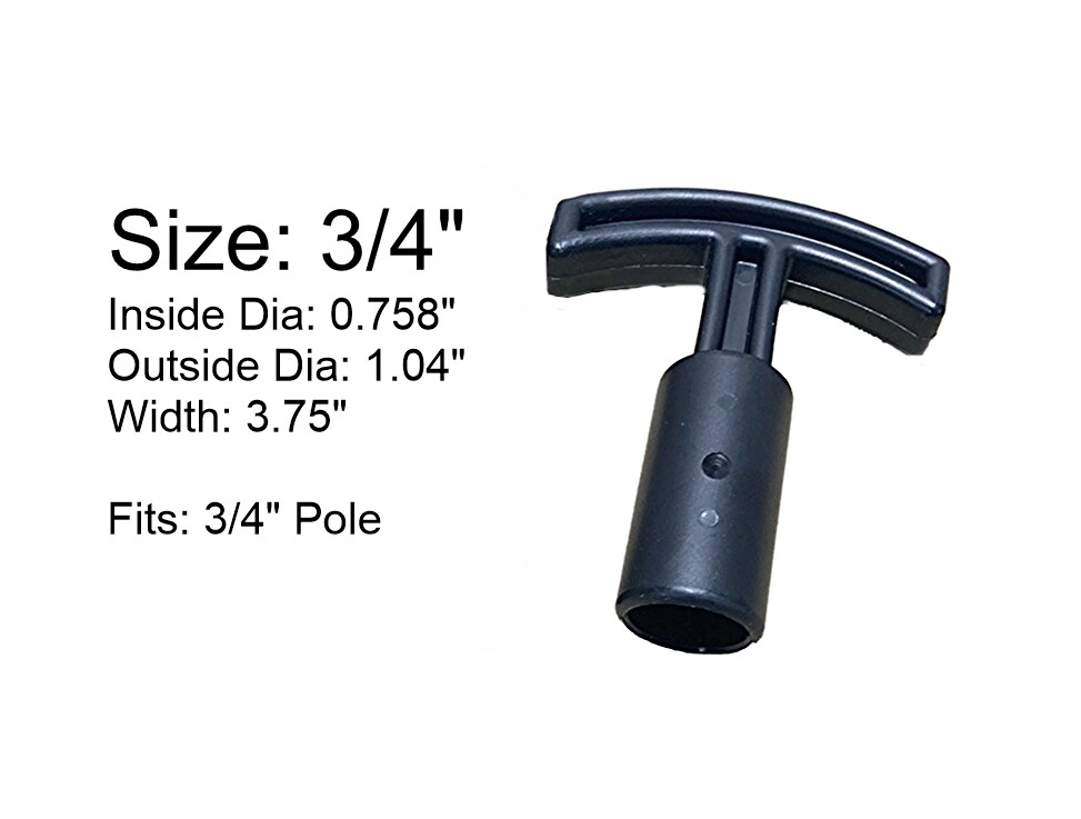 T-Handle - 3/4" or 1" Pole