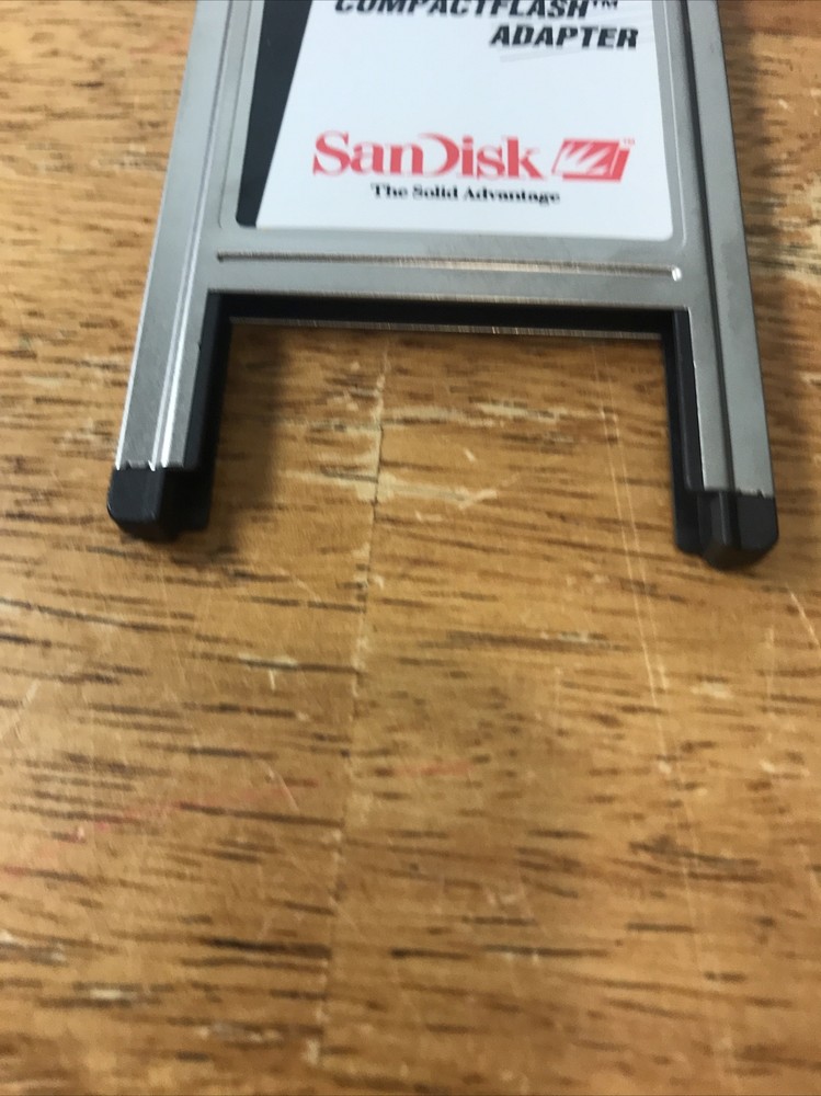 compactflash adapter san disk ce PC Card Untested Unknown Model