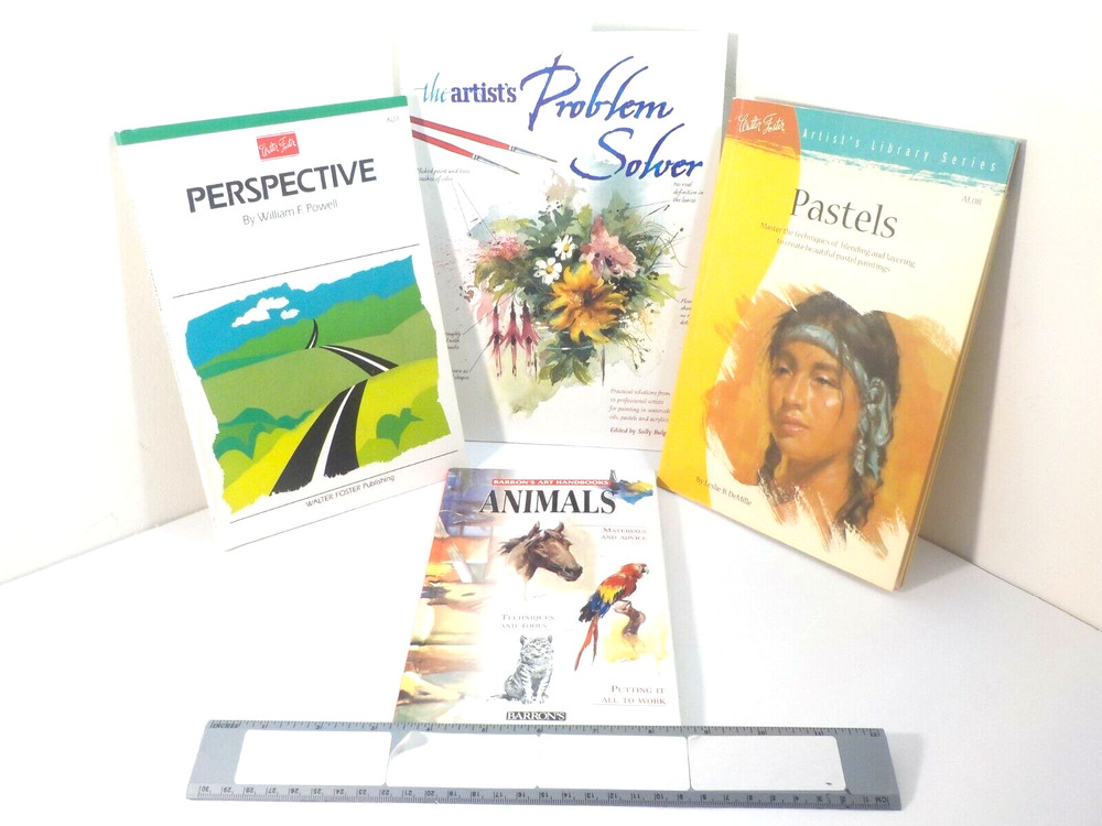 Art Instruction Beginner 4 Book Lot