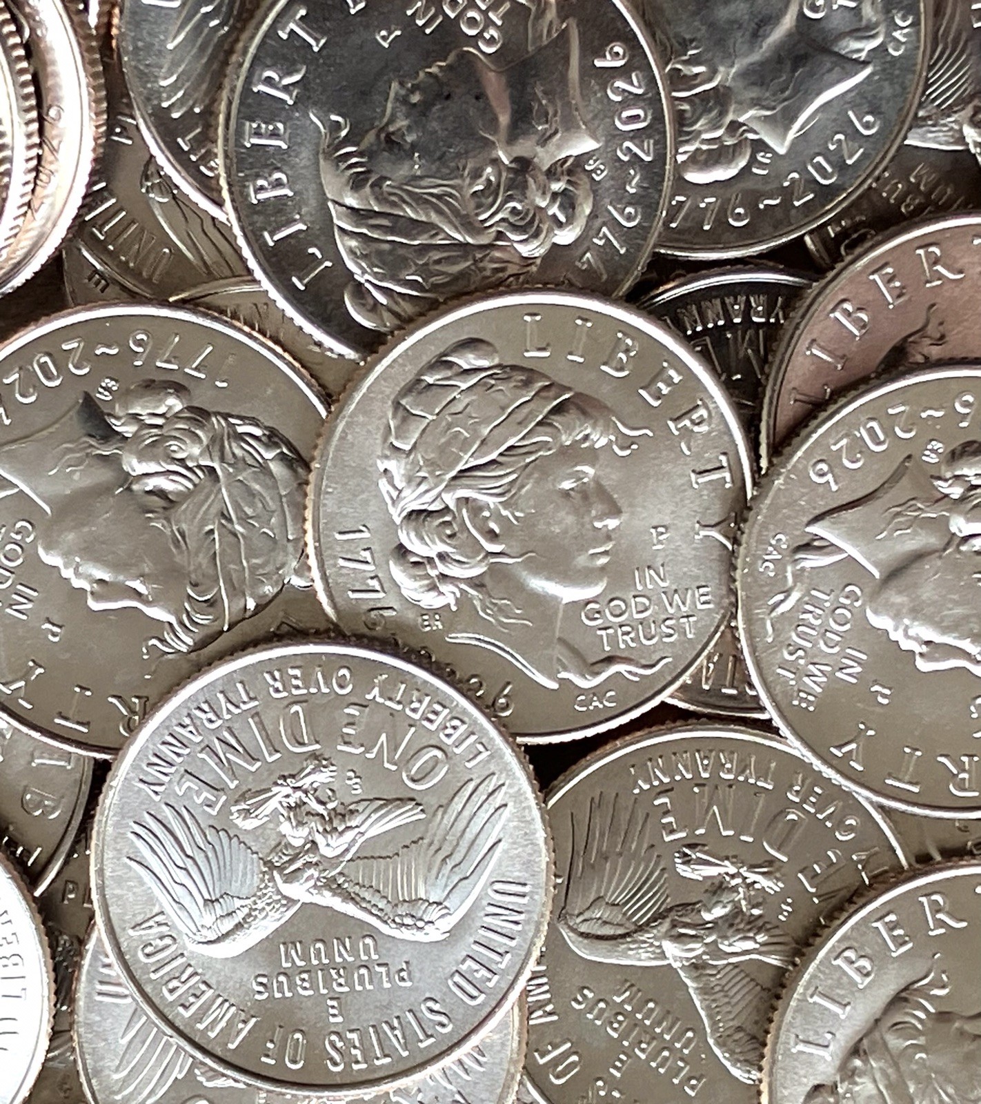 Liberty Dime 1776-2026 P Semi- Quincentennial (1 Coin) IN HAND “READY TO SHIP”