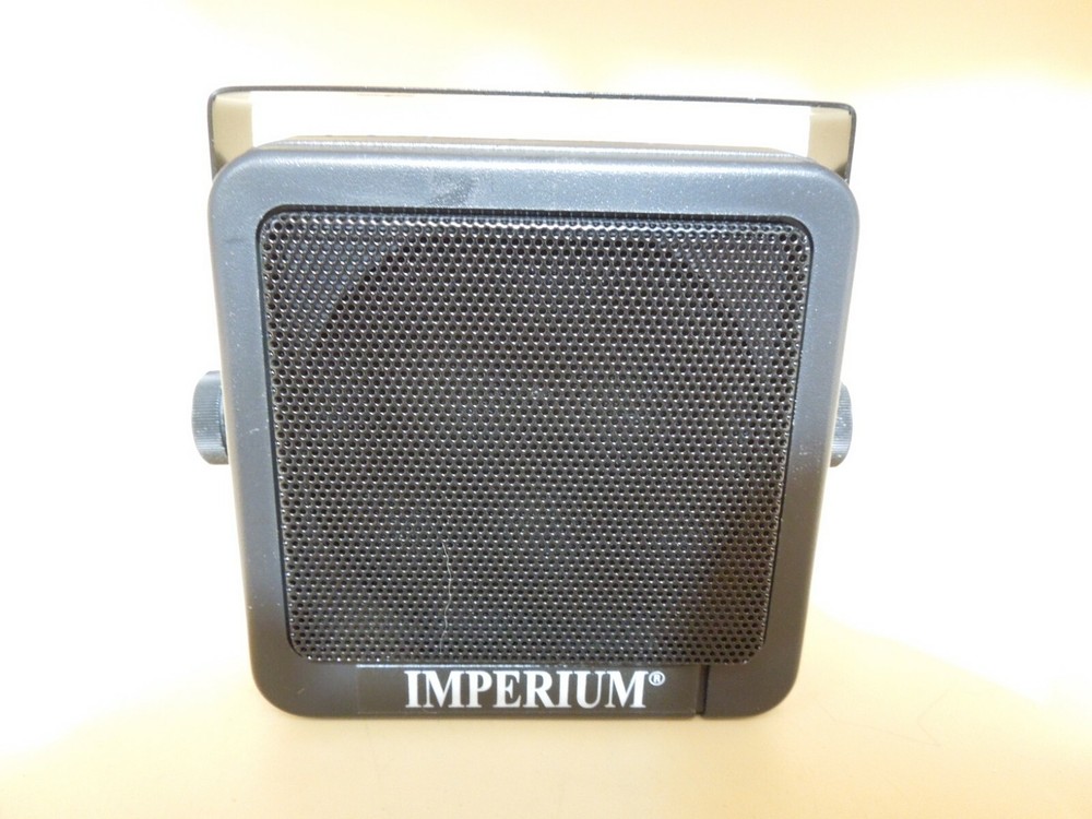 IMPERIUM External Speaker for Mobile Ham CB Radios w/ Mounting Bracket
