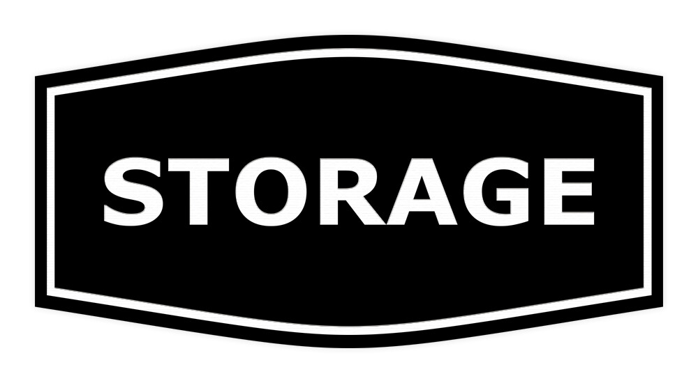 Fancy Storage Sign