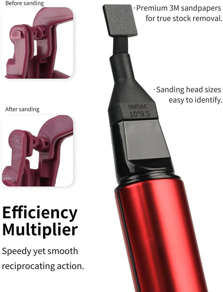 Precision Multi-Speed Electric Reciprocating Sander for Crafts and DIY Projects