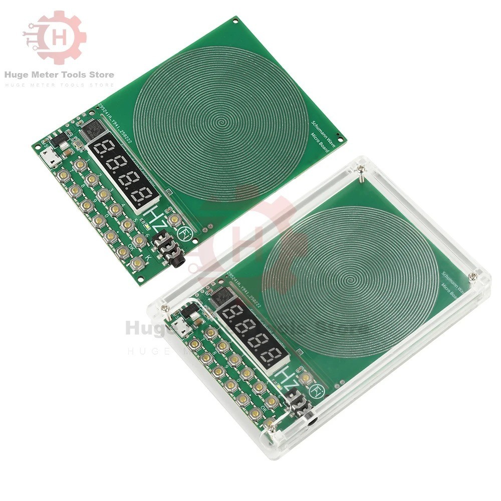 For Schumann Wave Generator Pulse Sine Frequency+Audio Output Connector+Case