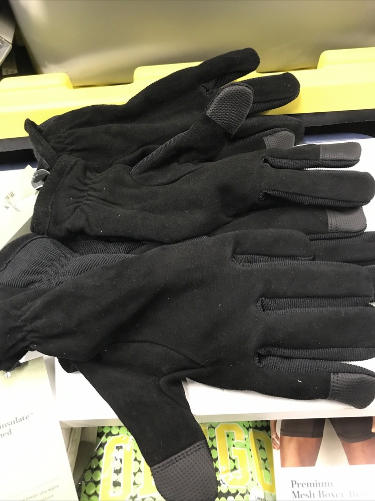 Thinsulate Lined Tech Touch Synthetic Gloves Black Men’s sizing Goodfellow & Co